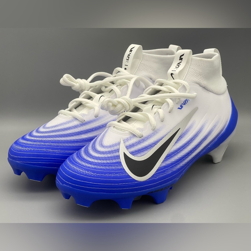 Nike Zoom Vapor Pro 1 Football Cleats Blue White FB3298-101 Men’s Size 9 NEW